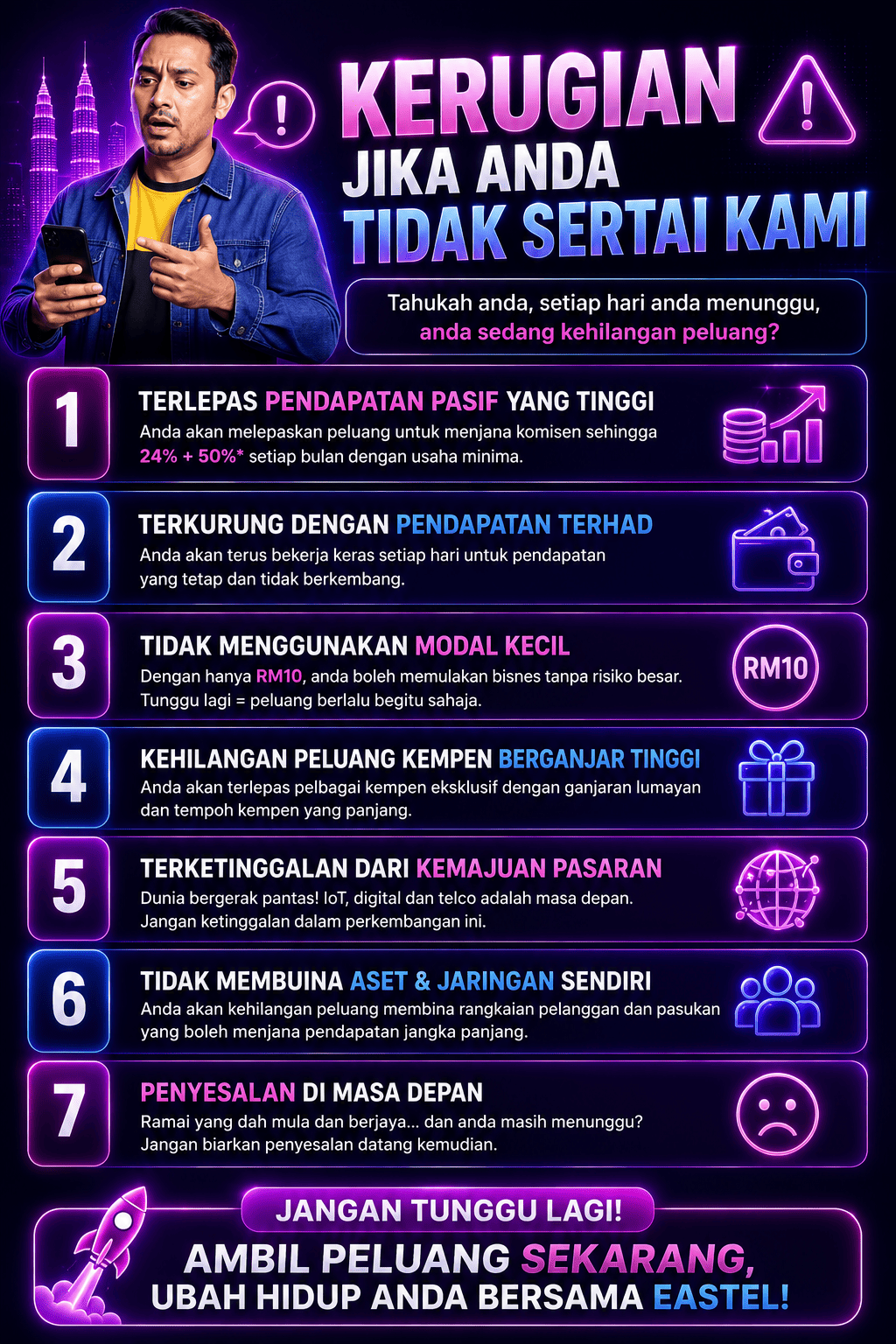 Kenapa ramai rugi tidak nampak peluang